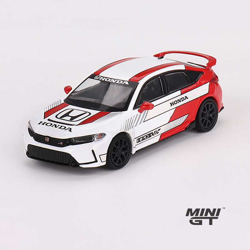 2023 honda civic type r pace car honda white-red 1