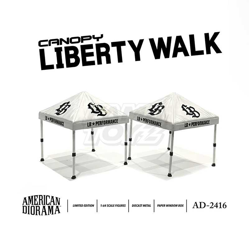 American Diorama 1-64 Liberty Walk Canopy Set 2