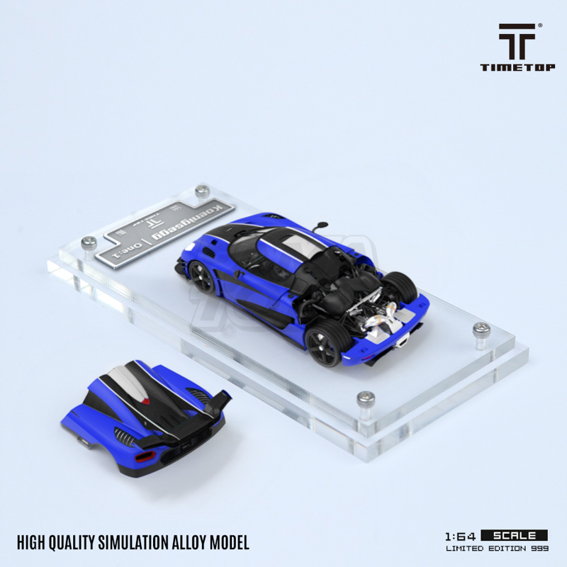 Koenigsegg one1- Frosted blue - Gift Box Edition 3