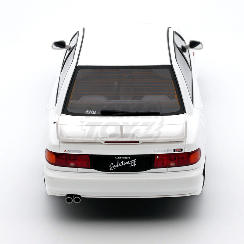 Mitsubishi Lancer Evolution III White 1995 8