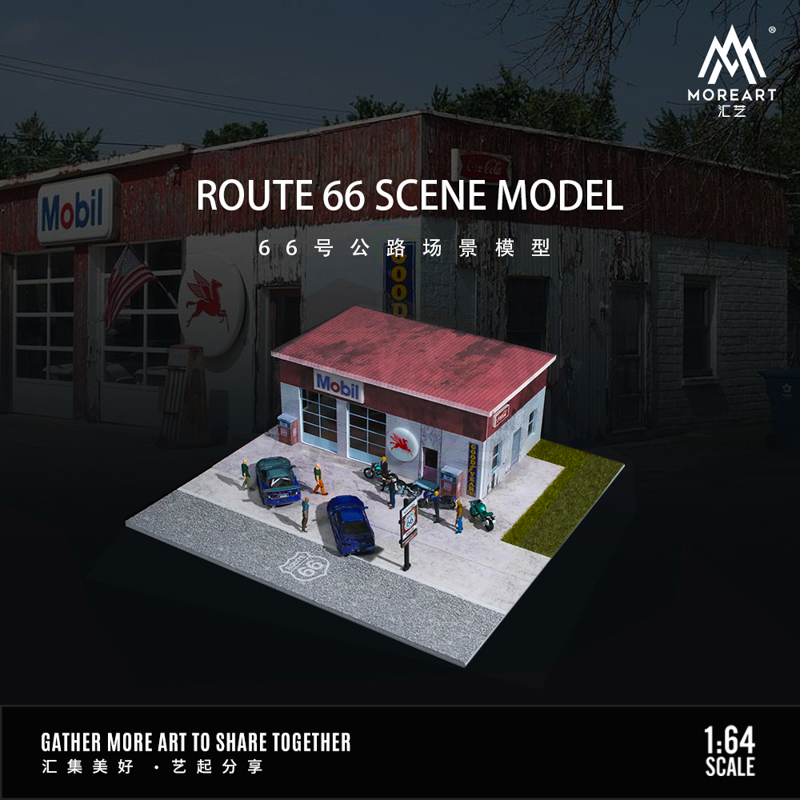 Route 66 lighting version of the scene model 2