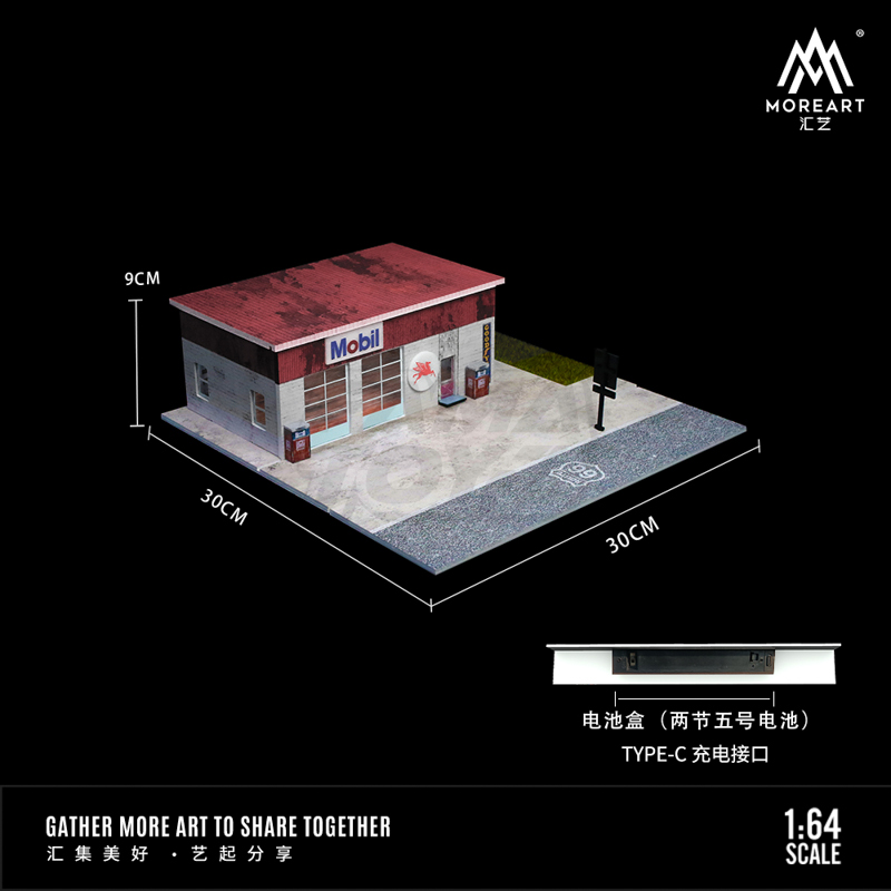 Route 66 lighting version of the scene model 5