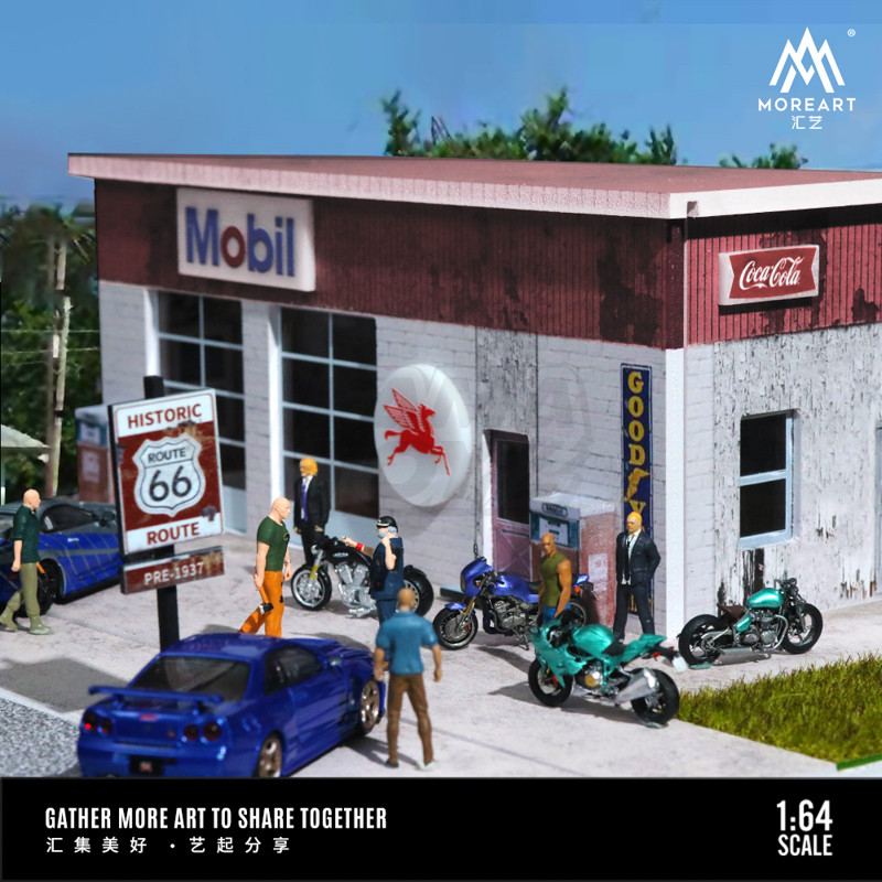 Route 66 lighting version of the scene model 6