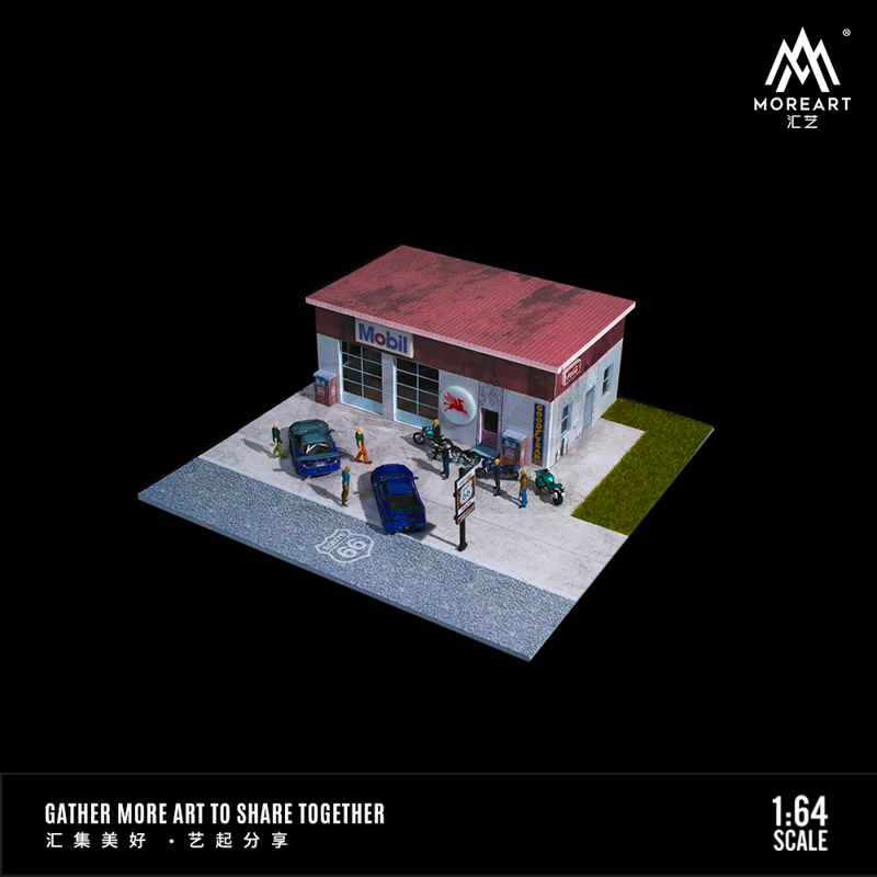 Route 66 lighting version of the scene model 7