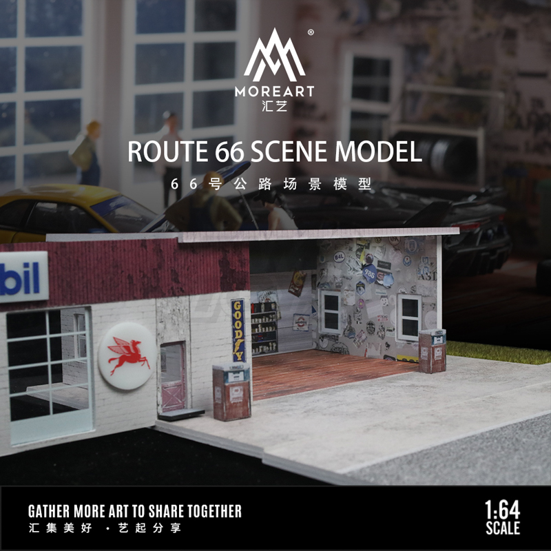 Route 66 lighting version of the scene model 8