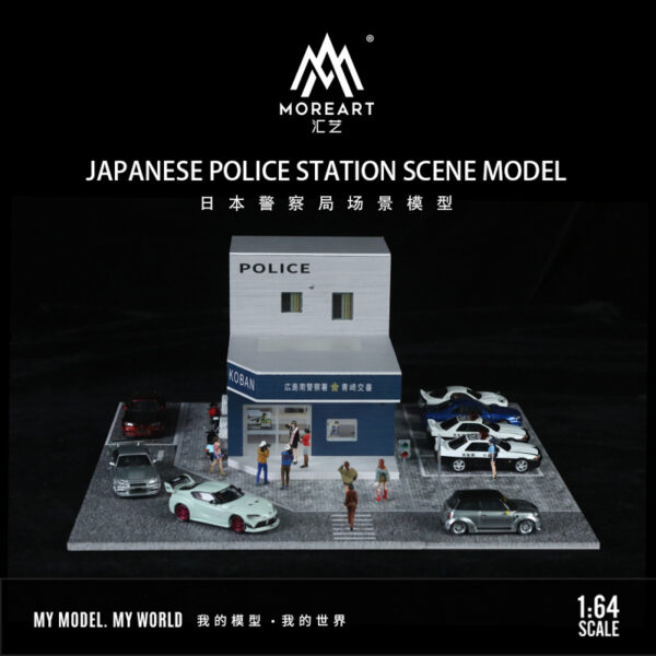 Japanese Police Station Scene Model