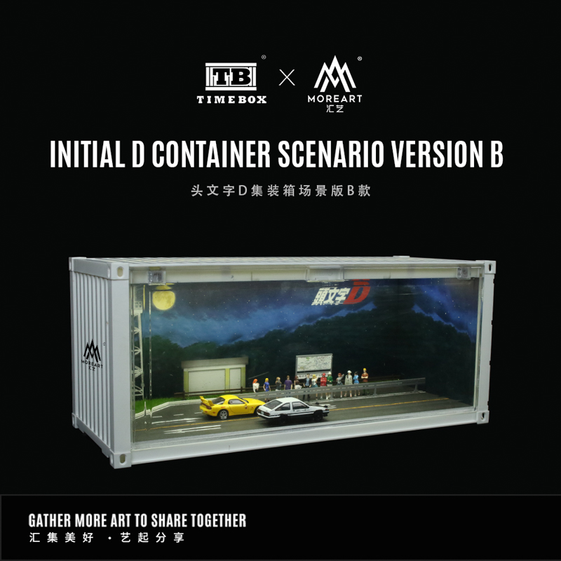 Time Box & MoreArt First text D Container scenario version B simulation model 1