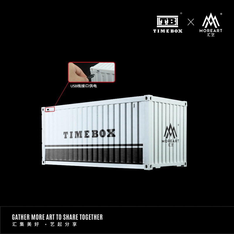 Time Box & MoreArt First text D Container scenario version B simulation model 2