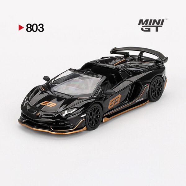 LAMBORGHINI AVENTADOR SVJ 63 ROADSTER NERO ALDEBARAN 2023