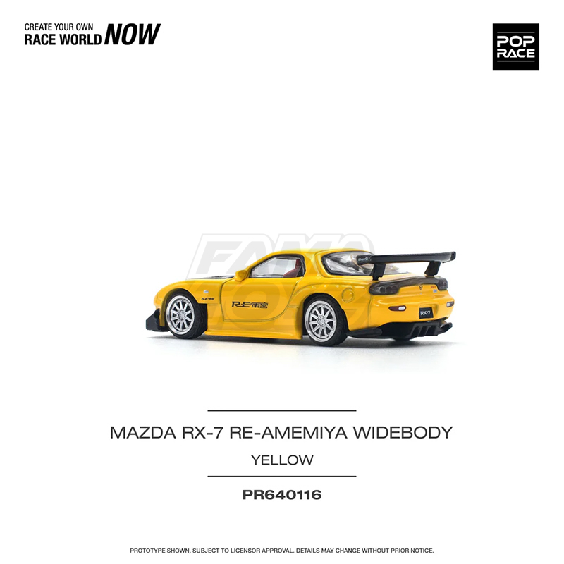 Mazda RX-7 (FD3S) Re-Amemiya Widebody yellow 3