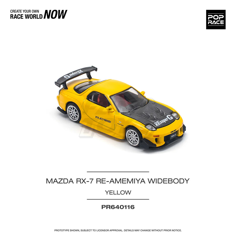 Mazda RX-7 (FD3S) Re-Amemiya Widebody yellow 4
