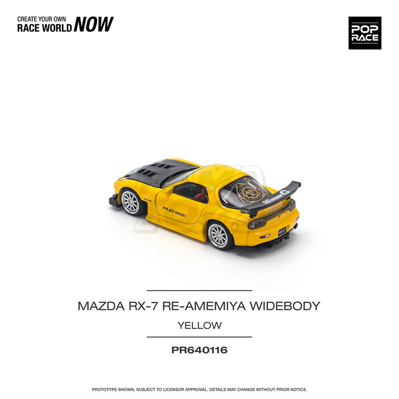 Mazda RX-7 (FD3S) Re-Amemiya Widebody yellow 5