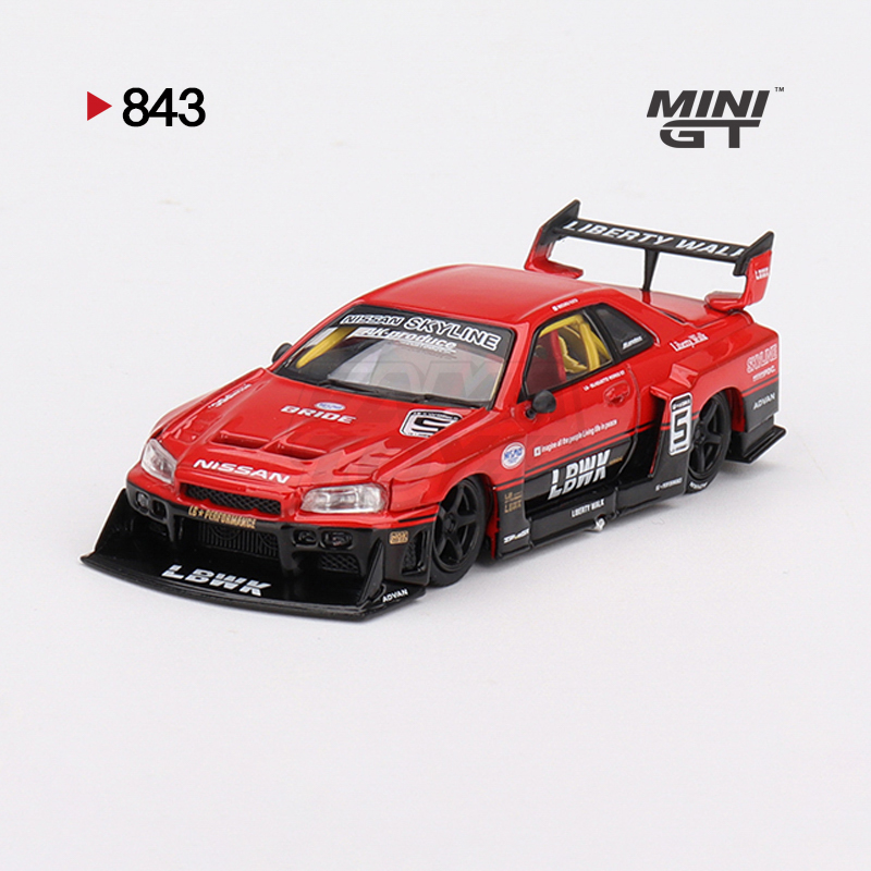 Nissan LB-ER34 Super Silhouette SKYLINE Red Black 1