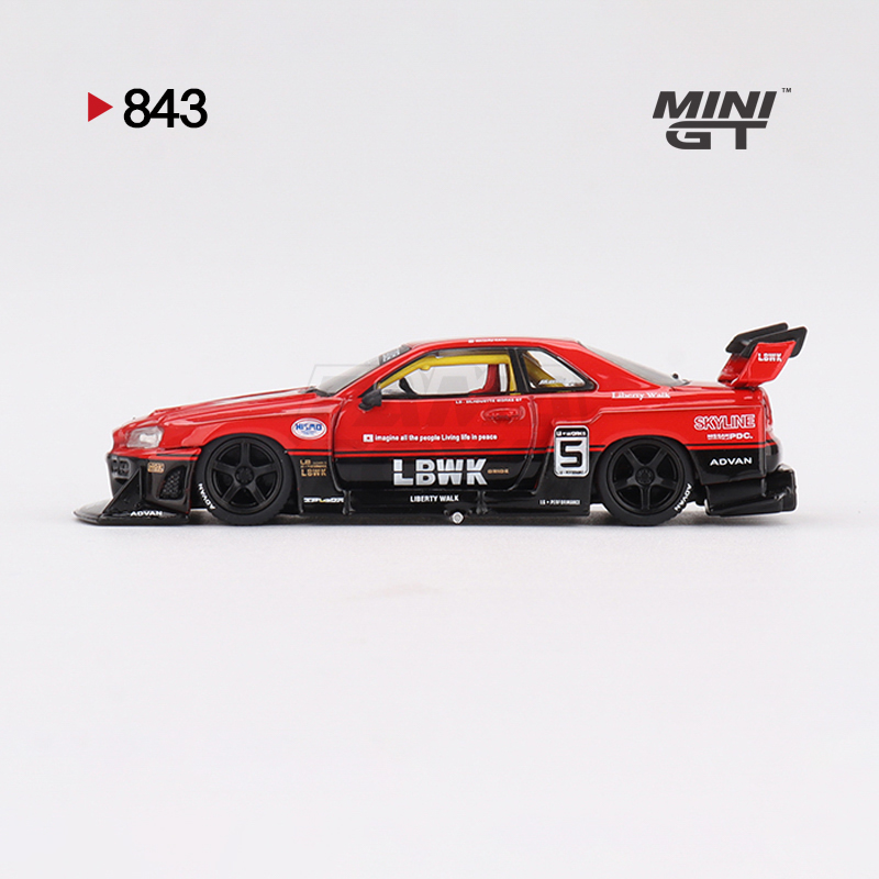 Nissan LB-ER34 Super Silhouette SKYLINE Red Black 2