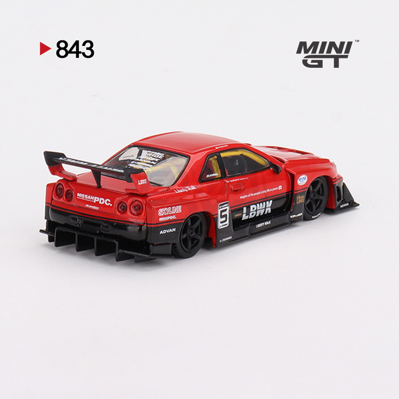 Nissan LB-ER34 Super Silhouette SKYLINE Red Black 3