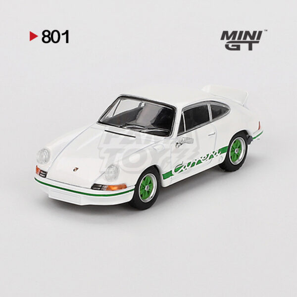 PORSCHE 911 (901) 2,7 CARRERA RS GRAND PRIX WHITE WITH GREEN LIVERY 1973