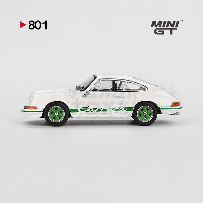 Porsche 911 Carrera RS 2.7 Grand Prix White with Green Livery 2