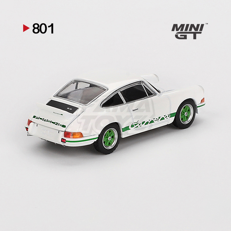 Porsche 911 Carrera RS 2.7 Grand Prix White with Green Livery 3