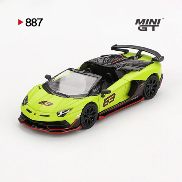 LAMBORGHINI AVENTADOR SVJ 63 ROADSTER VERDE SHOCK 2022
