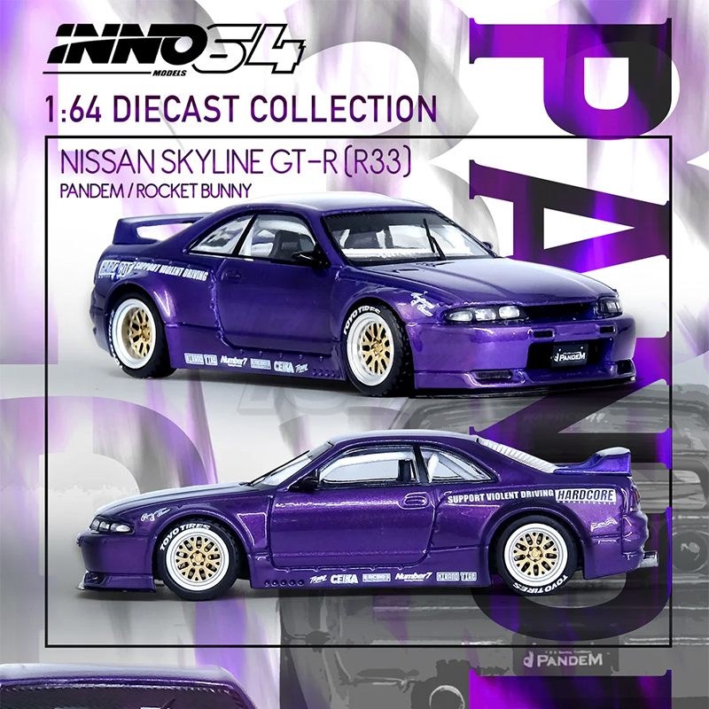 Nissan Skyline GT-R (R33) Pandem Rocket Purple 2