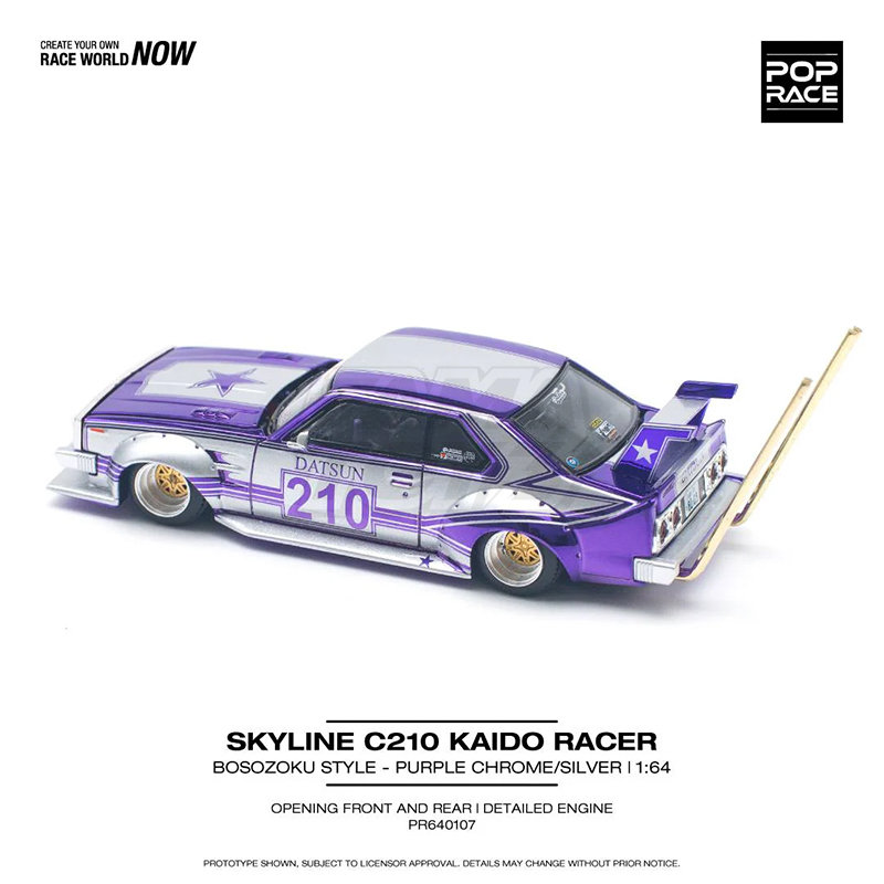 SKYLINE C210 KAIDO RACER (BOSOZOKU STYLE) PURPLE 2