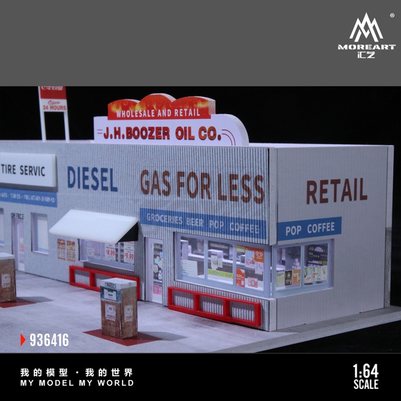 American gas station scene 6