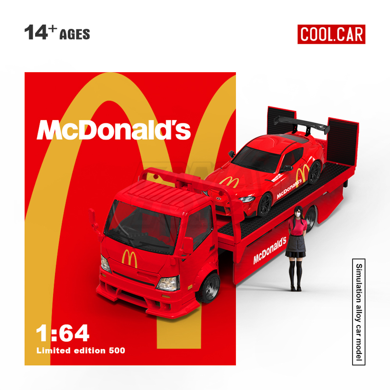 H300 Flatbed Transport Trailer McDonald's Set 1