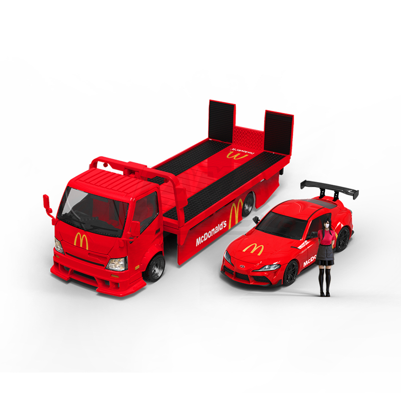 H300 Flatbed Transport Trailer McDonald's Set 3