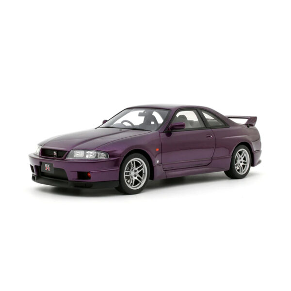 1:18 NISSAN SKYLINE GT-R R33 V-SPEC MIDNIGHT PURPLE 1995