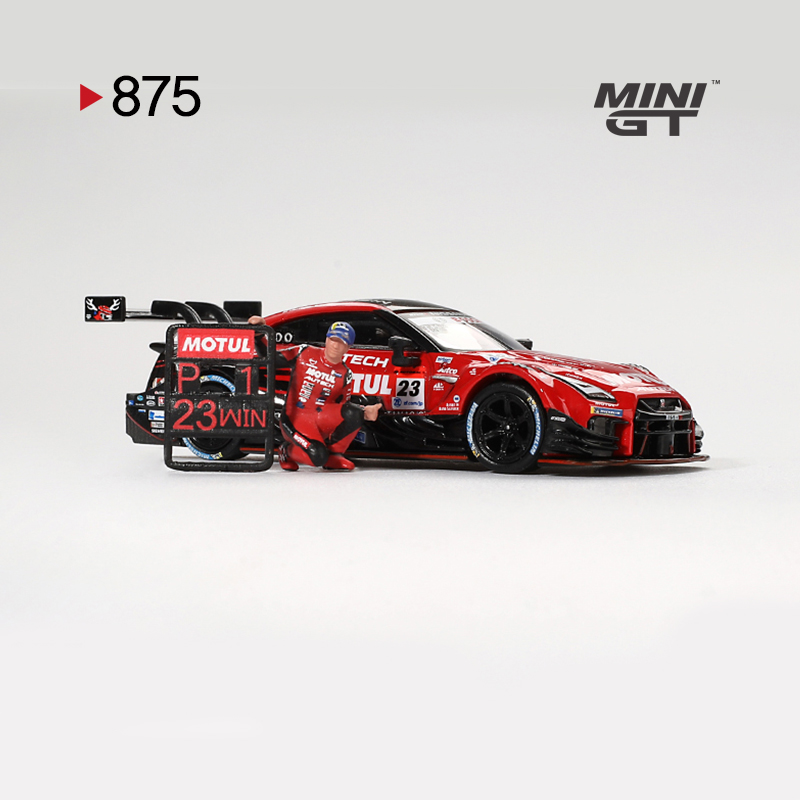 Nissan GT-R NISMO 23 MOTUL AUTECH GT-R 2021 SUPER GT SERIES Suzuka winner W Matsuda Figure Tsugio Matsuda Collection No2 2