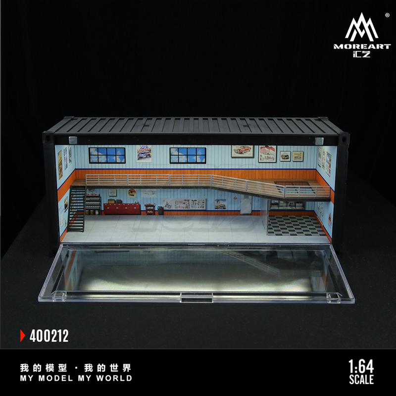Repair shop scene E model 3