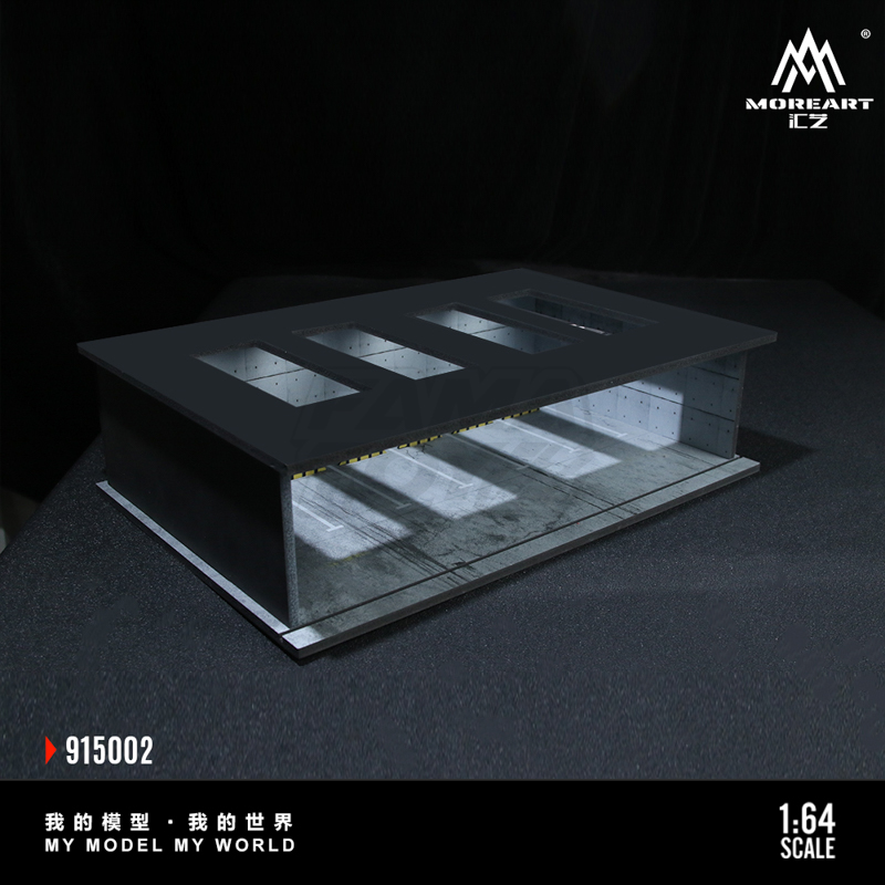 underground parking garage lighting version assembly scene 02 4