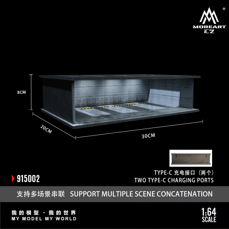underground parking garage lighting version assembly scene 02 5
