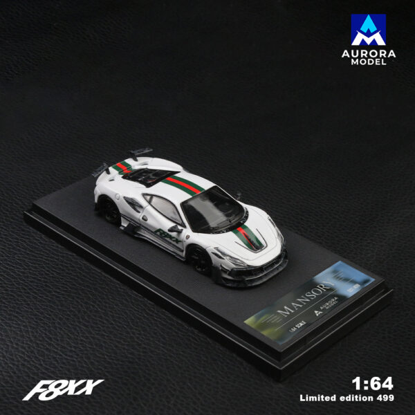 Ferrari F8XX Mansory  White / Green & Red Stripes