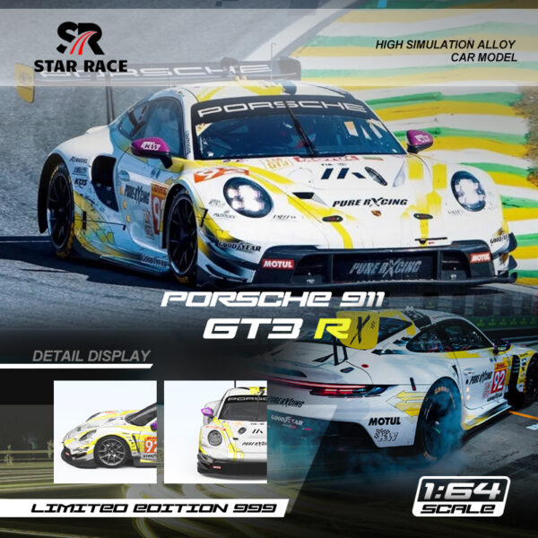 Porsche 911 GT3 Racing Livery Yellow